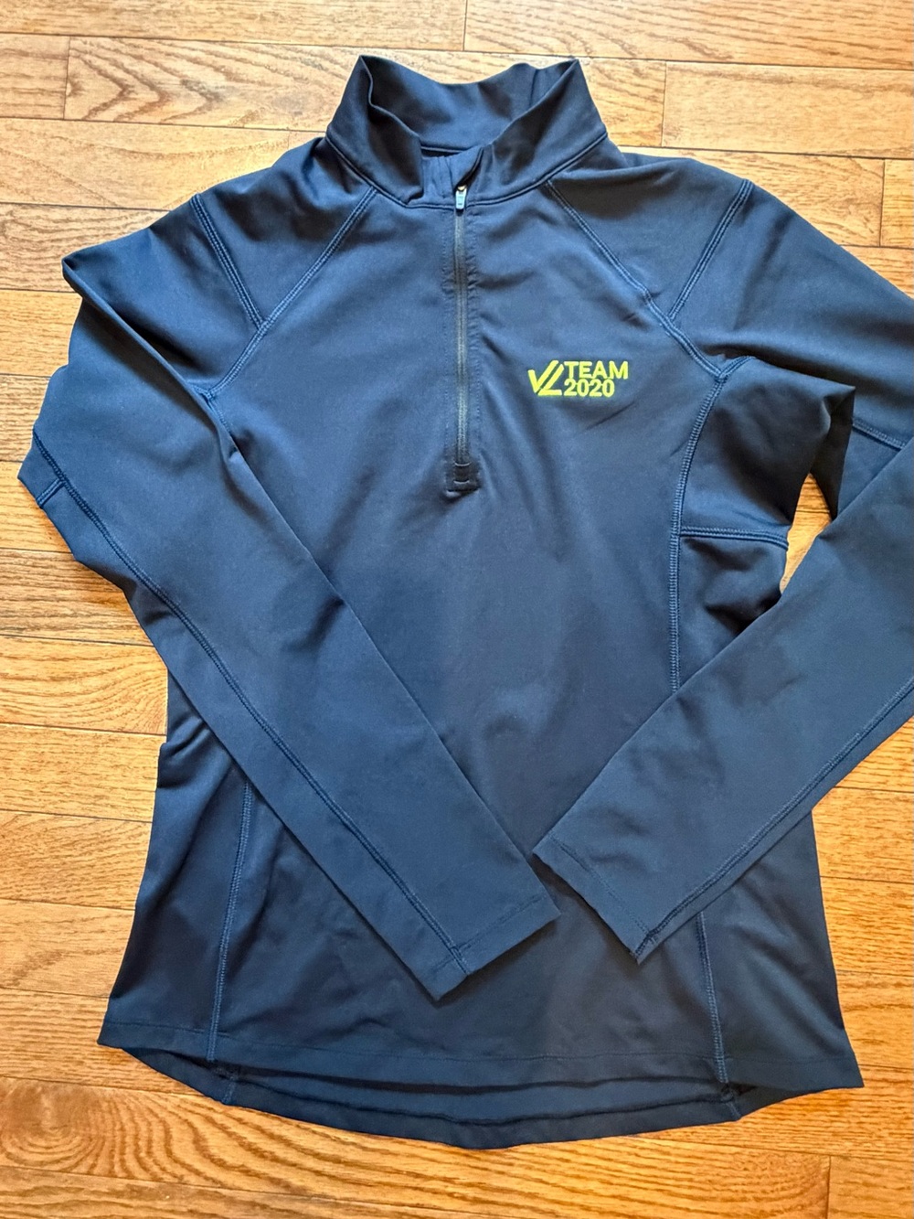 Women's Navy Quarter-Zip Performance Jacket